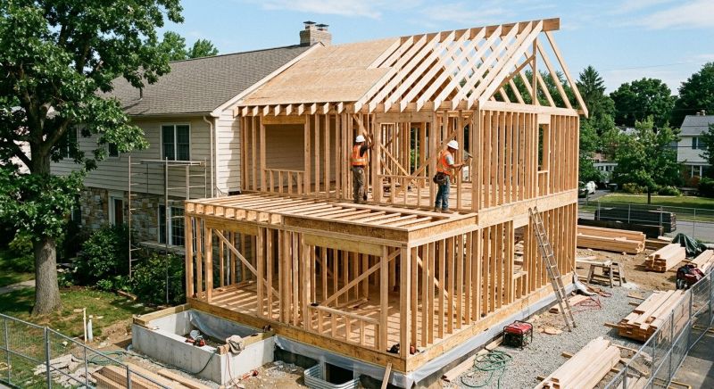 Building Addition Framing in Conroe, TX