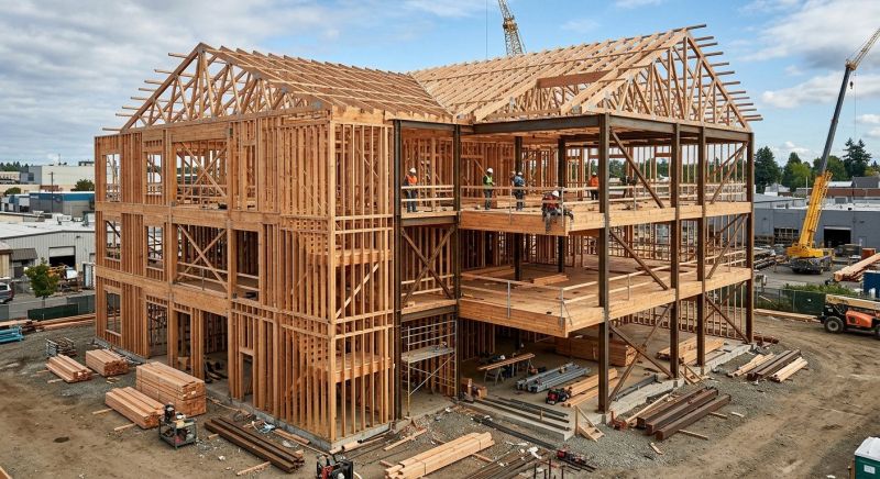 Commercial Framing in Conroe, TX