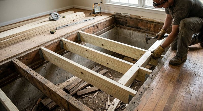Floor Framing Replacement in Wilmington, NC