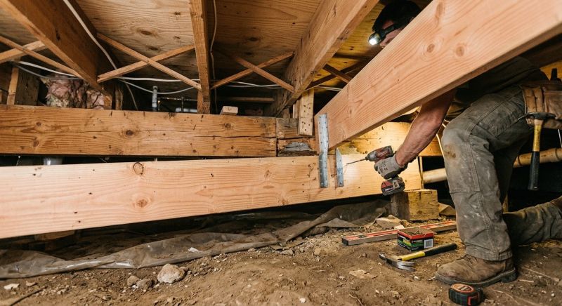 Foundation Joist Repair in Wilmington, NC