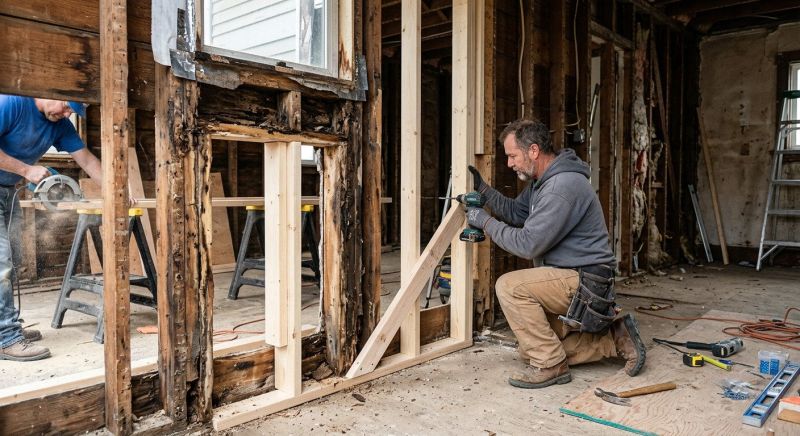 Framing Repair in Wilmington, NC