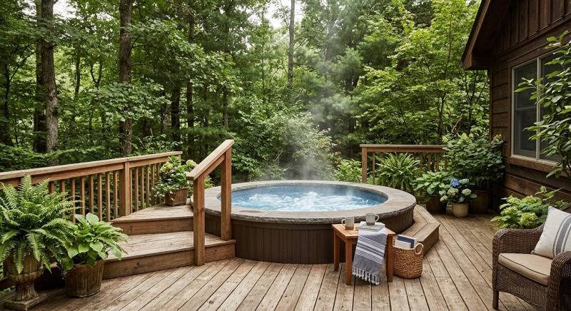 Hot Tub Deck Installation in Norwalk, CT