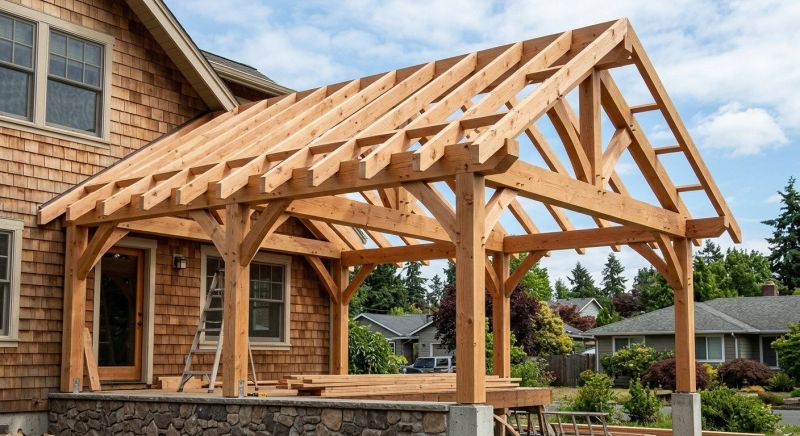 Porch Framing in Kansas City, KS