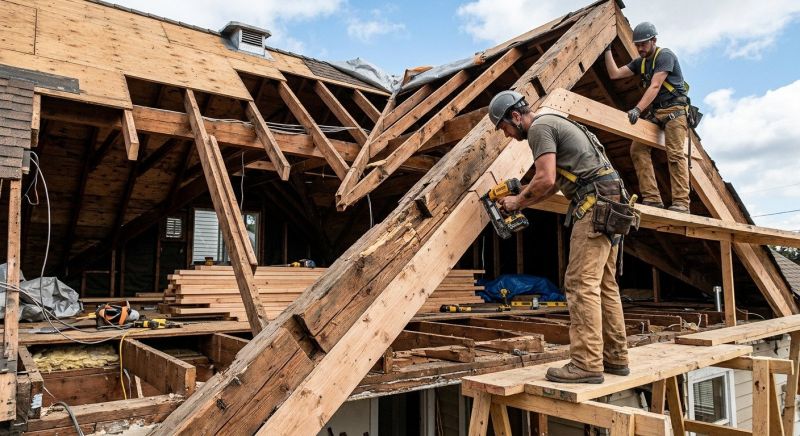 Roof Beam Replacement in Wilmington, NC