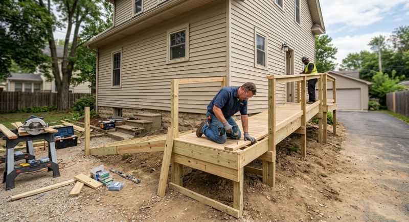 Accessible Ramp Construction in Wilmington, NC
