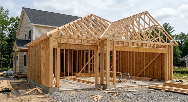 Attic Framing in Wilmington, NC