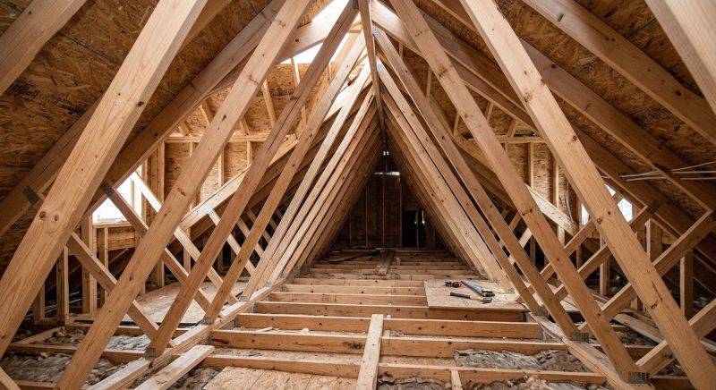 Attic Framing in Conroe, TX