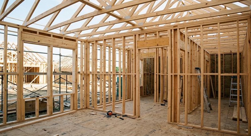 Bedroom Framing in Conroe, TX