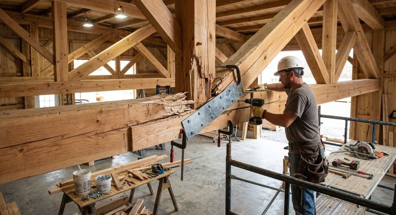 Broken Truss Repair in Kansas City, KS