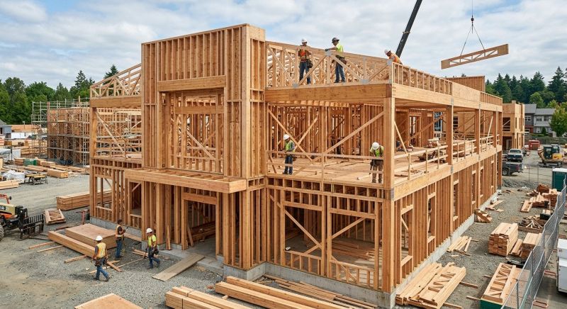 Building Framing in Conroe, TX