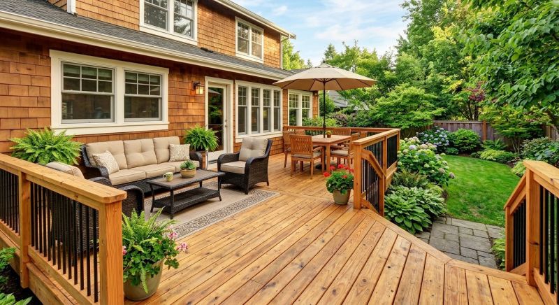 Cedar Deck Installation in Stamford, CT