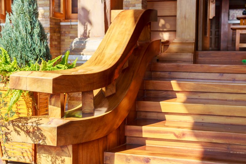 Curved Staircase Installation in Wilmington, NC