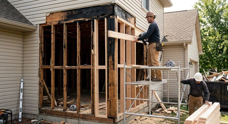 Damaged Framing Replacement in Wilmington, NC