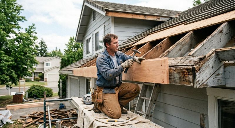 Eaves Repair in Wilmington, NC