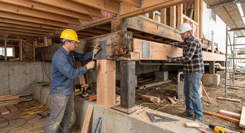 Floor Beam Repair in Wilmington, NC
