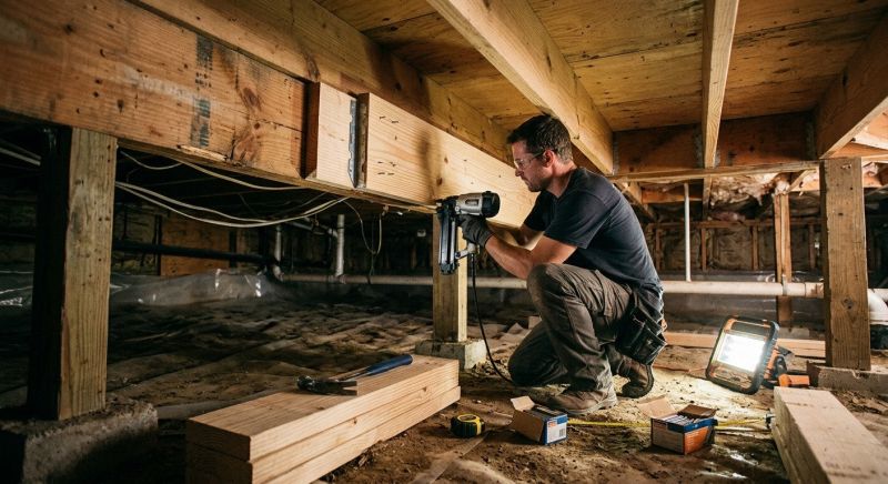 Floor Joist Repair in Kansas City, KS