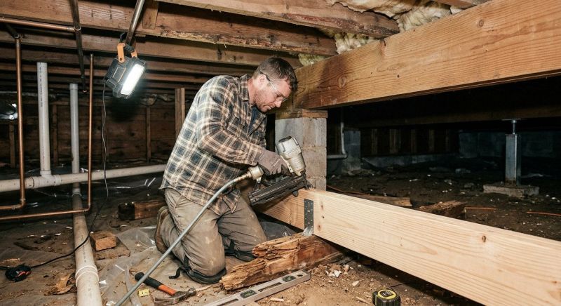 Floor Joist Repair in Conroe, TX