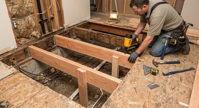 Floor Joist Replacement in Kansas City, KS
