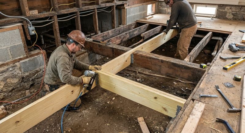 Floor Joists Repair in Wilmington, NC