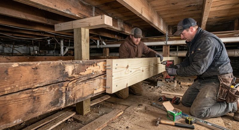 Floor Joists Replacement in Wilmington, NC