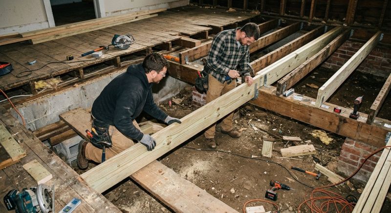 Floor Joists Replacement in Wilmington, NC