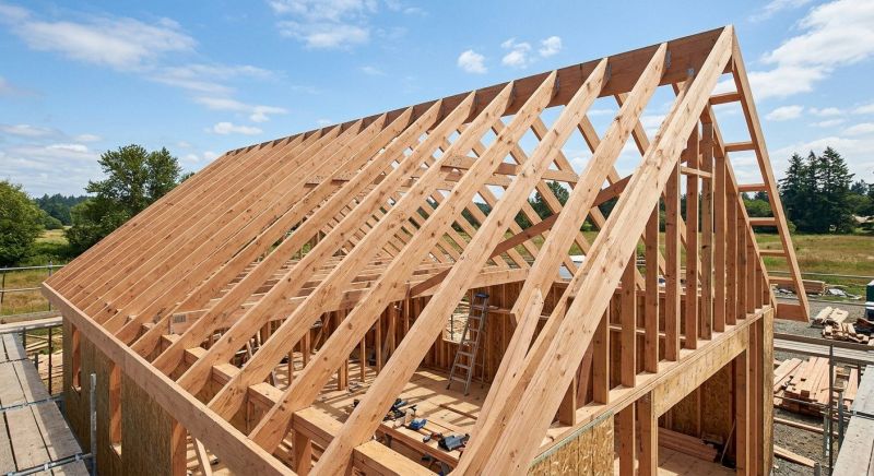 Gable Roof Framing in Kansas City, KS