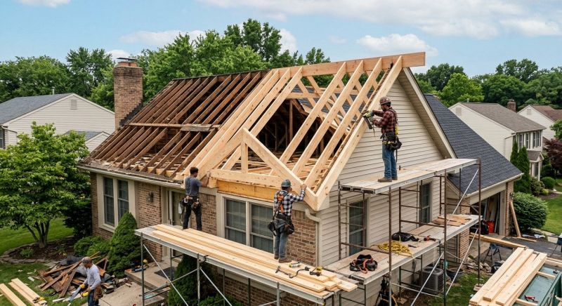 Gambrel Roof Framing in Wilmington, NC