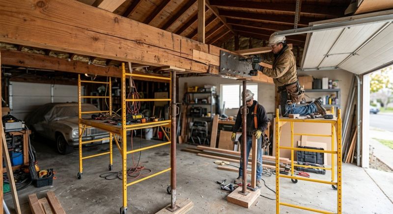 Garage Beam Repair in Kansas City, KS