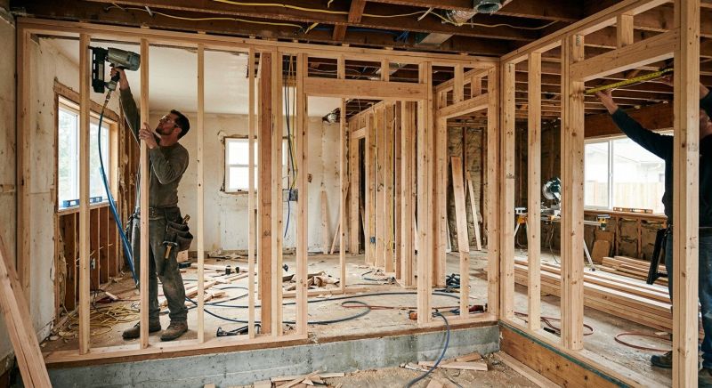 Home Renovation Framing in Kansas City, KS