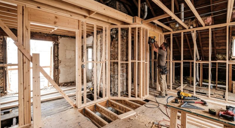 Home Renovation Framing in Conroe, TX