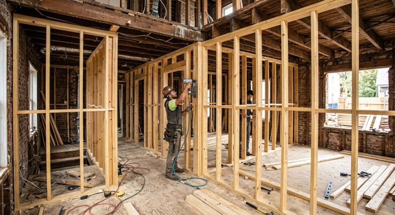 Home Renovation Framing in Conroe, TX