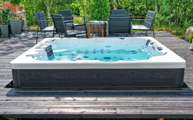 Hot Tub Deck Installation in Worcester, MA