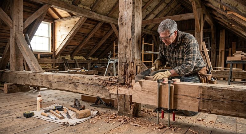 House Beam Repair in Kansas City, KS
