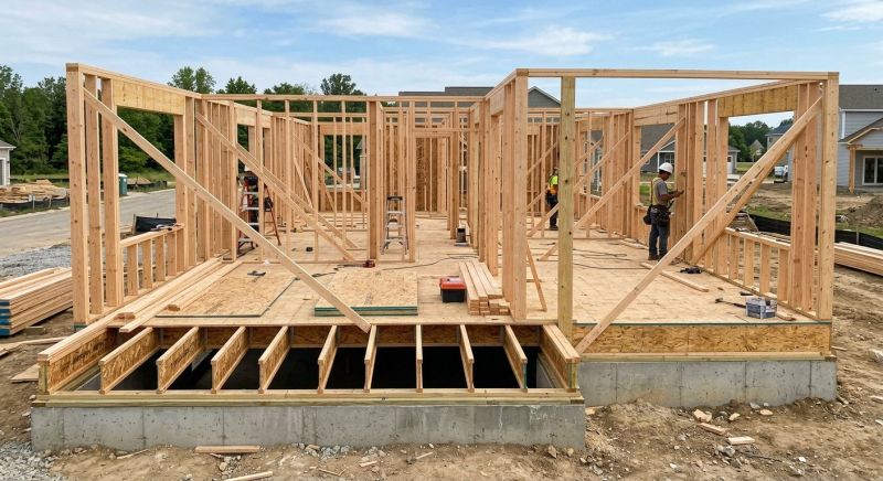 House Framing in Conroe, TX