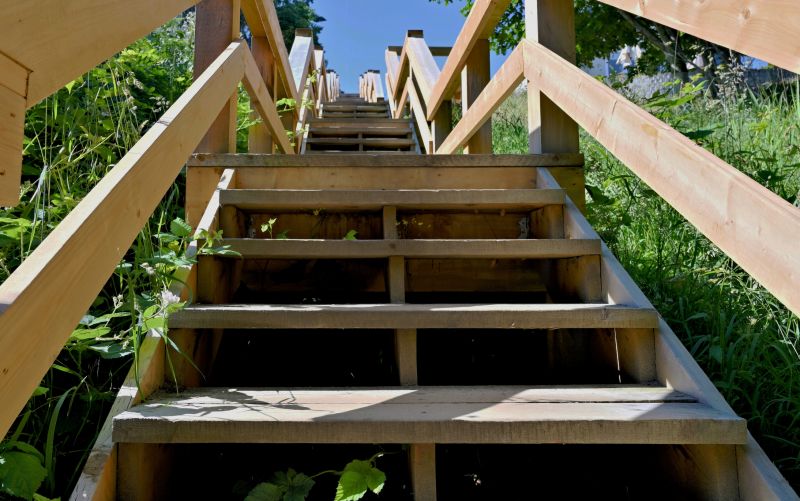 Oak Stairs Installation in Wilmington, NC