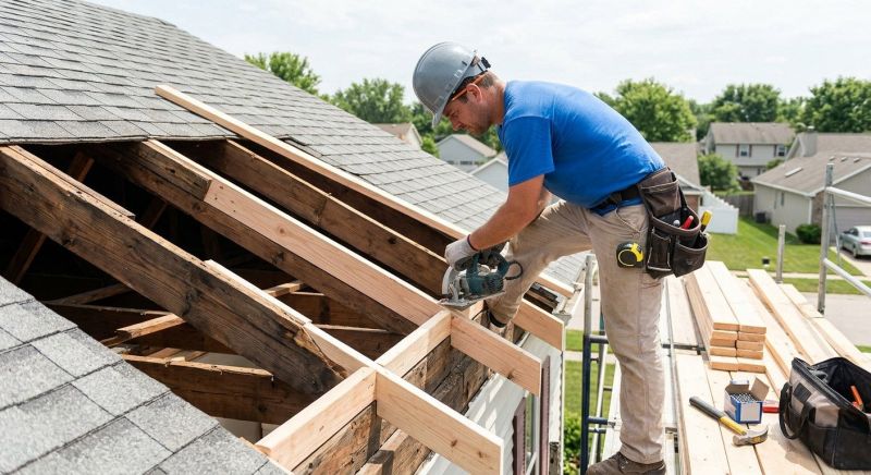 Roof Framing Repair in Kansas City, KS