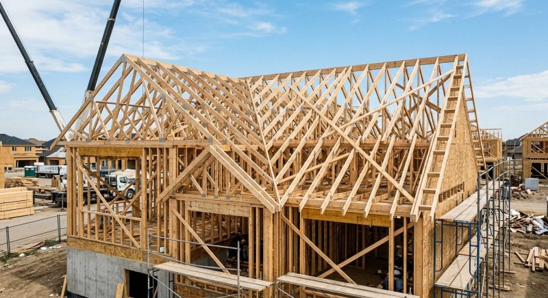 Roof Truss Framing in Kansas City, KS