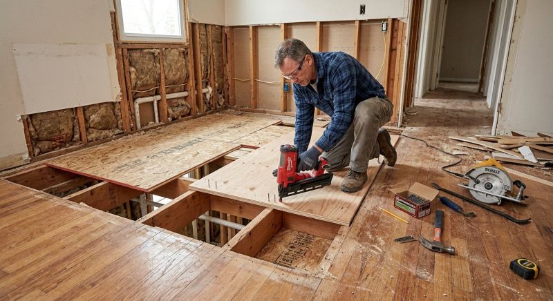 Sagging Floor Repair in Kansas City, KS