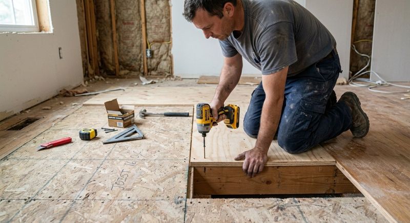 Squeaking Floor Repair in Kansas City, KS