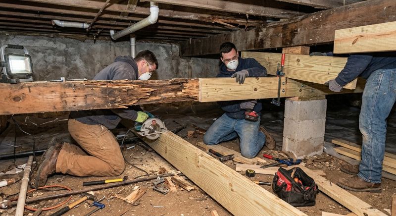 Structural Flooring Repair in Conroe, TX