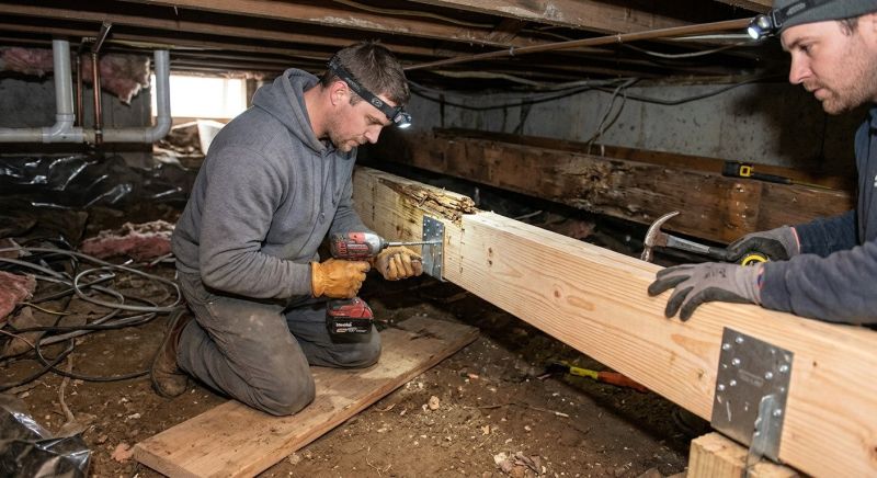 Structural Flooring Repair in Wilmington, NC