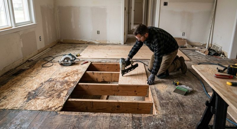Structural Flooring Repair in Wilmington, NC