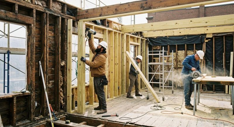 Structural Framing Replacement in Kansas City, KS