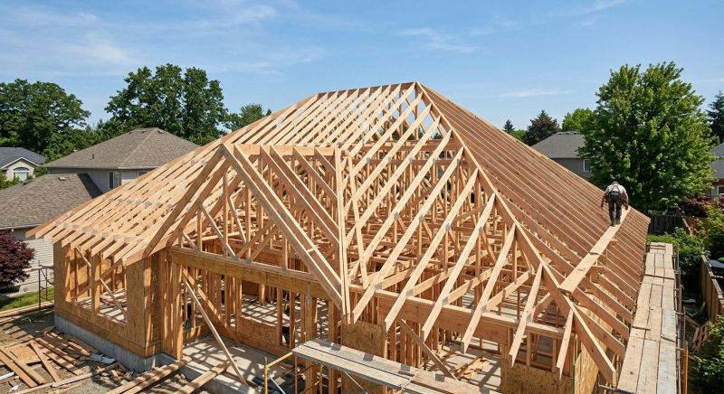 Structural Roof Framing in Conroe, TX
