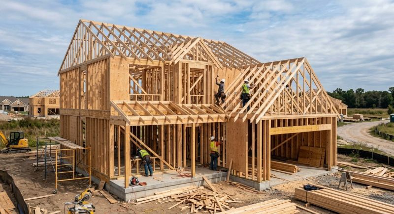 Structure Framing in Wilmington, NC