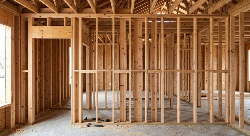 Stud Wall Installation in Wilmington, NC
