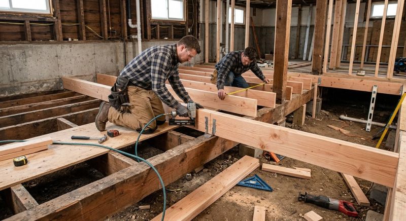 Subfloor Joist Replacement in Wilmington, NC