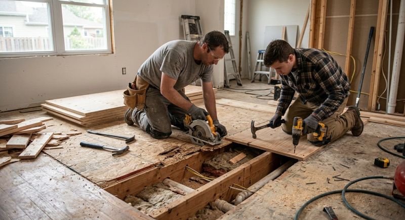 Subfloor Repair in Wilmington, NC
