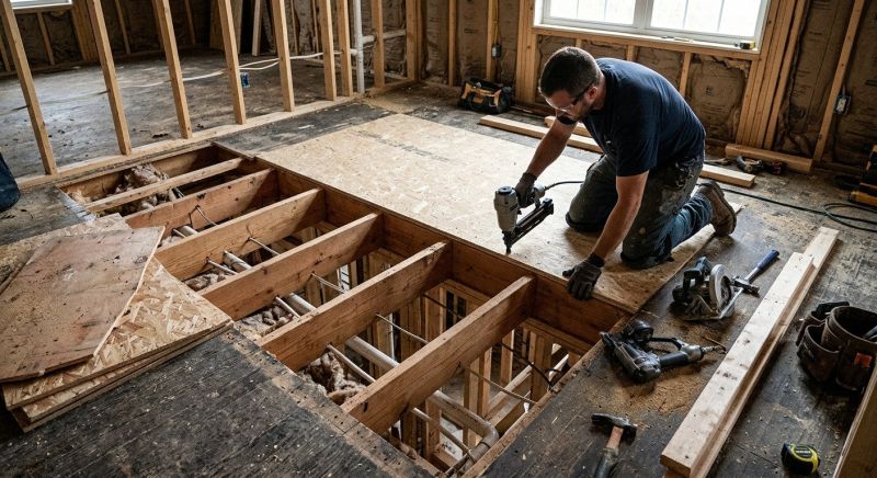 Subfloor Repair in Kansas City, KS