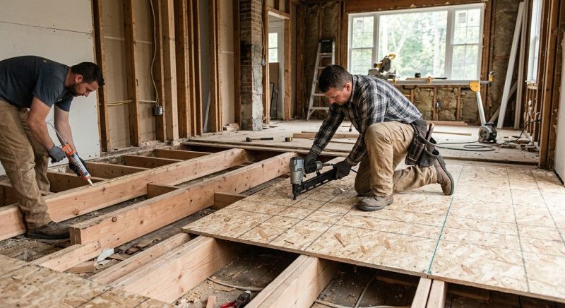 Subfloor Replacement in Kansas City, KS